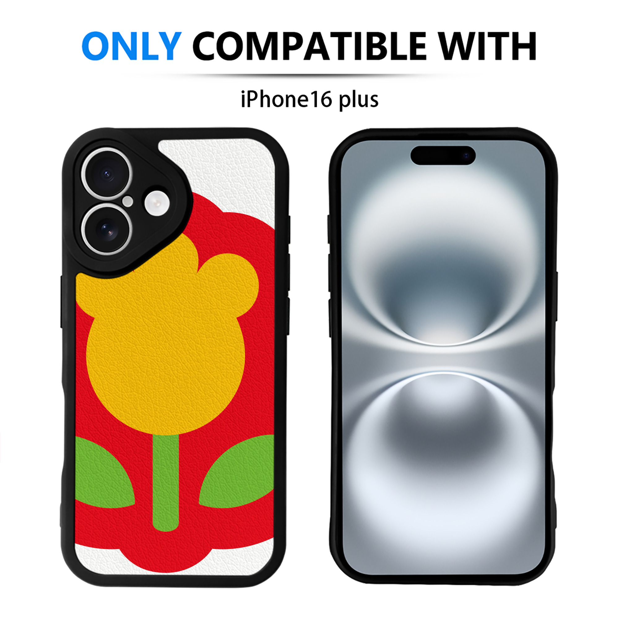 （画像用） Hello Kitty ハローキティ 【iPhone 16シリーズ対応】シリコンスマホケース（レザー調） 材質：シリコン